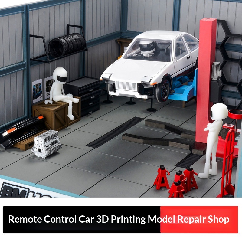 Workshop Tools 3D Model - نموذج ورشة إصلاح سيارات التحكم عن