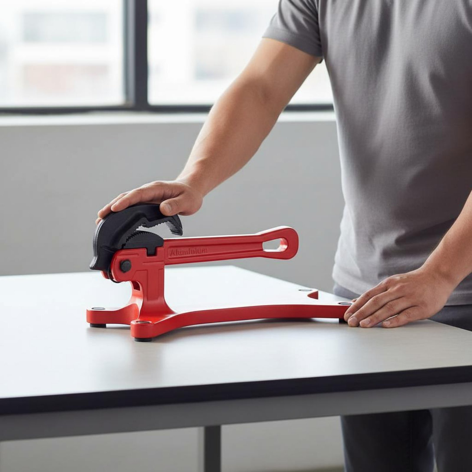 Tools In Workshop - مفتاح أنابيب ذاتي القفل محمول وقابل