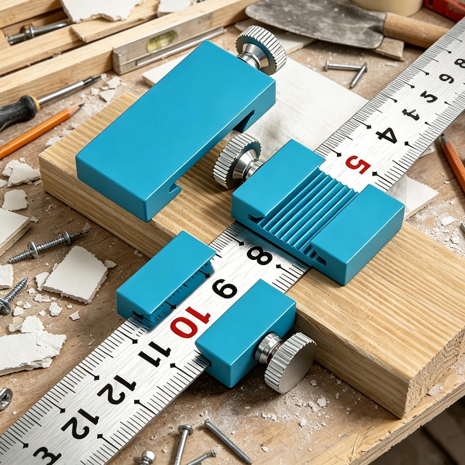 Tools For Woodworking Workshop - أدوات النجارة: مسطرة النجارة، مكعب تحديد