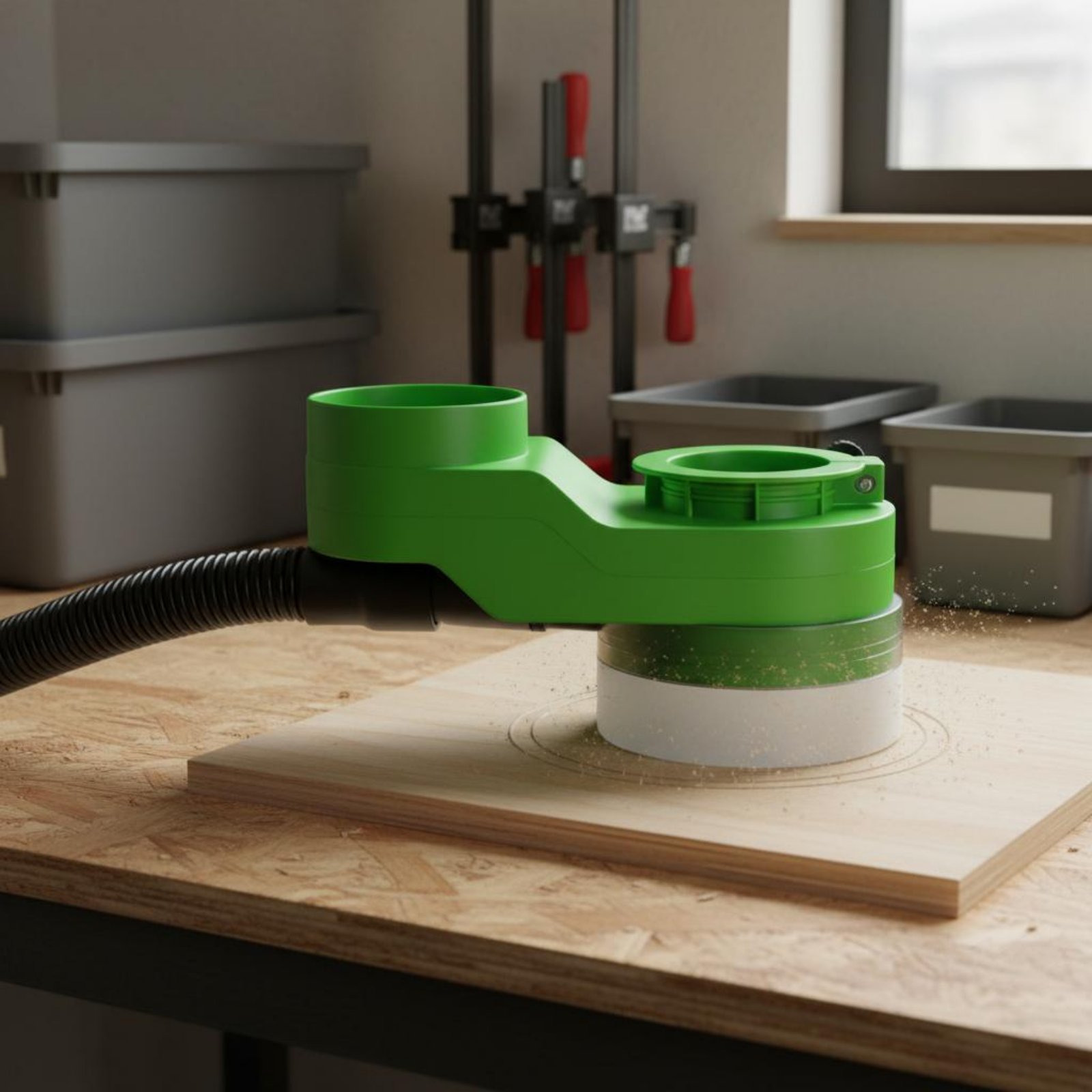 غطاء شفط الغبار للمحور لآلات ا - مراجعة Tools For Woodworking Workshop وسعره