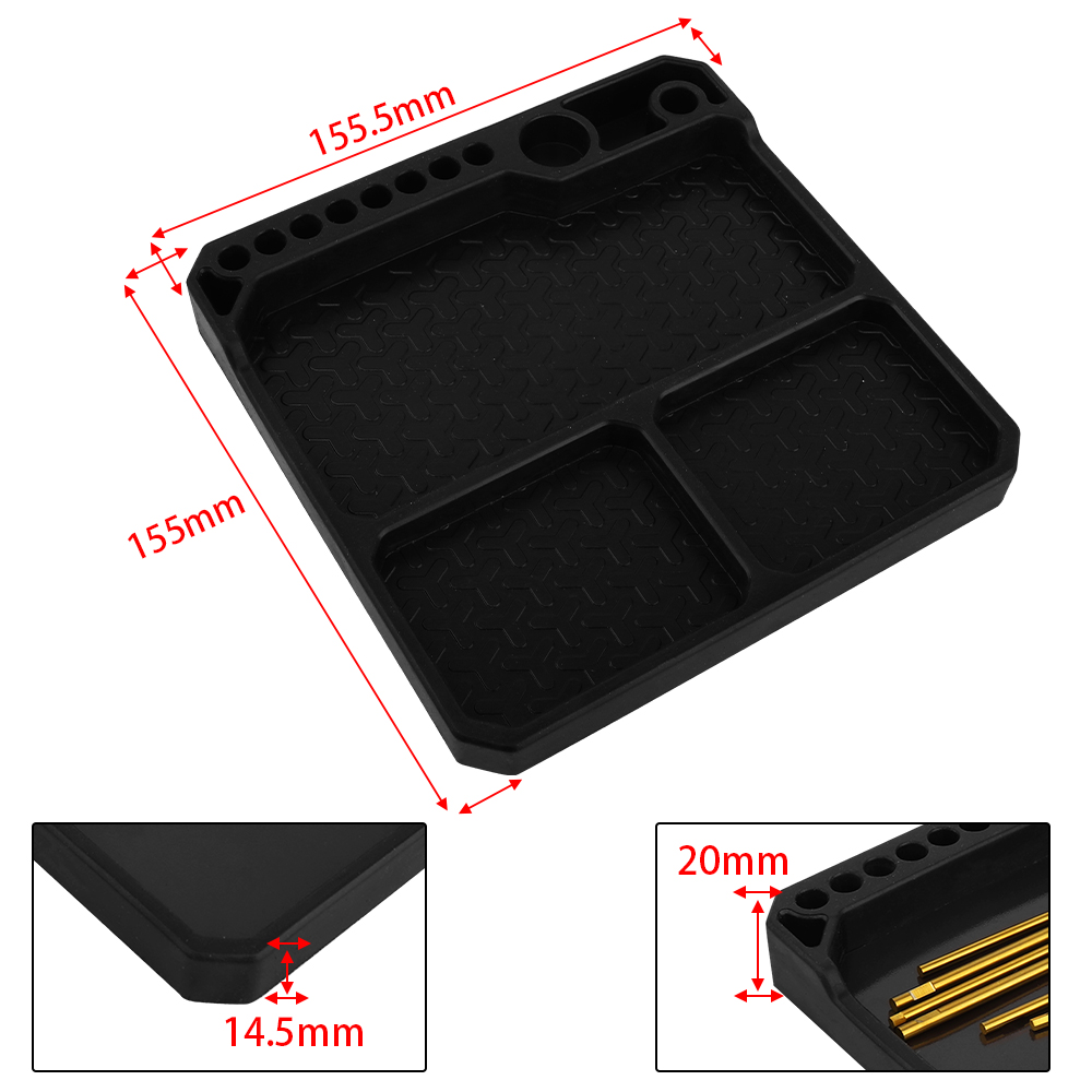 صينية مغناطيسية من السيليكون ل - مراجعة Magnetic Parts Tray وسعره