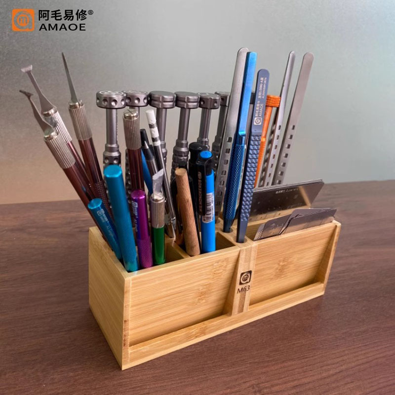 Amaoe M63 بامبو صندوق تخزين مت - مراجعة Tools For Woodworking Workshop وسعره