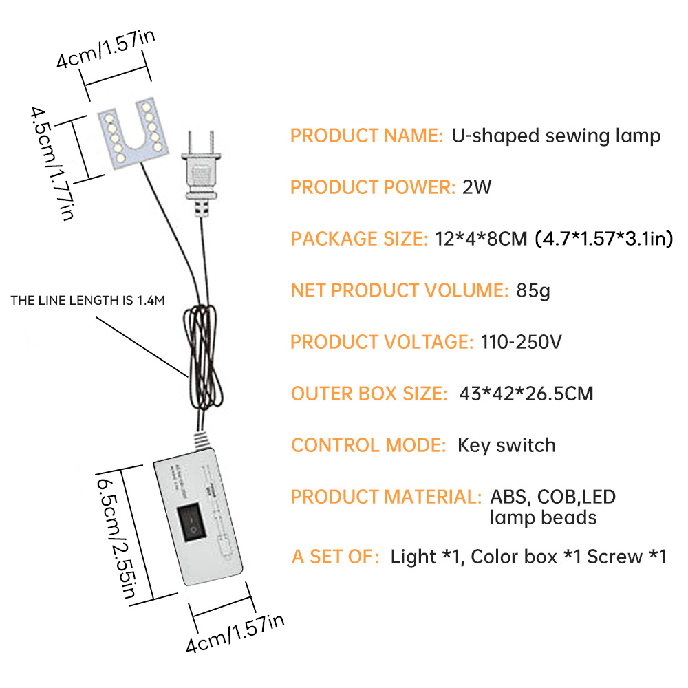 10 LED ماكينة خياطة ضوء أضواء  - مراجعة Workshop Tools Table وسعره