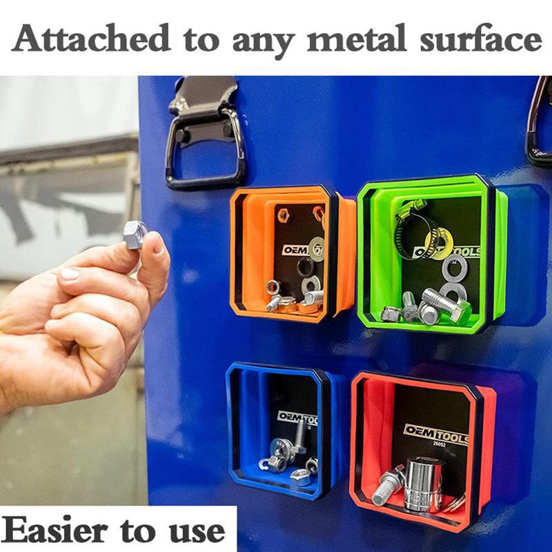 صينية أدوات سيليكون مربعة ملون - مراجعة Magnetic Parts Tray وسعره