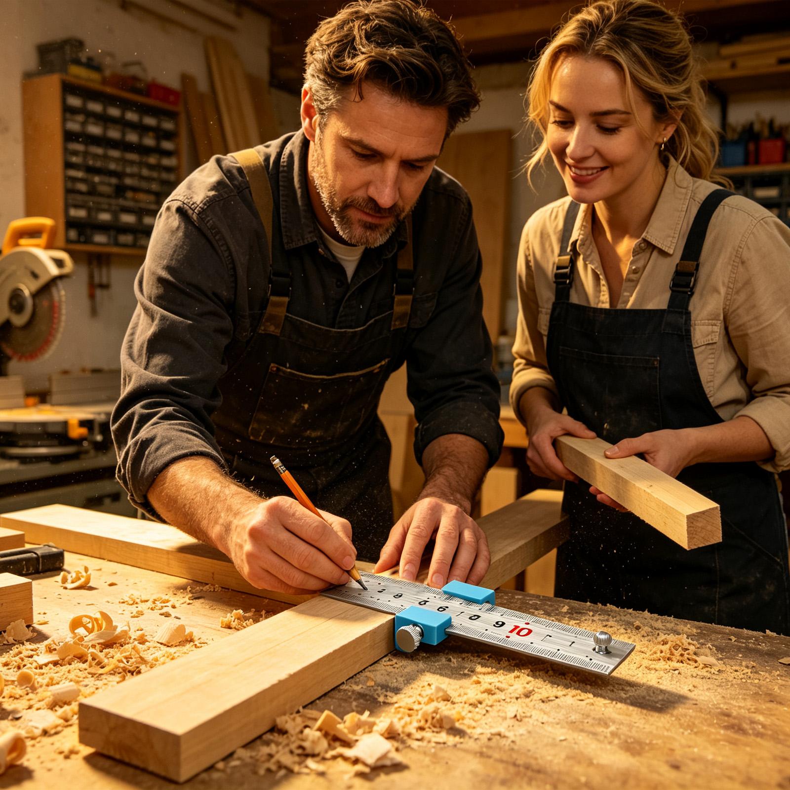 أدوات نجارة، مسطرة نجارة، مكعب - مراجعة Tools For Woodworking Workshop وسعره